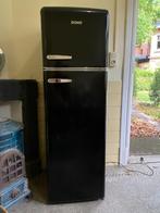 Retro Koelkast met diepvries Domo (zwart), Ophalen, 200 liter of meer, 160 cm of meer, Zo goed als nieuw