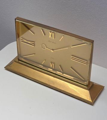 Paul Buhre Art Deco Antieke Bronzen Vergulde Klok Brons beschikbaar voor biedingen