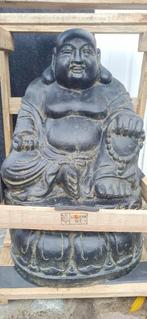 Bouddha en pierre ventru assis, Jardin & Terrasse, Statues de jardin, Bouddha, Pierre, Enlèvement, Neuf