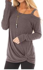 Pullover léger taupe, Envoi, Neuf