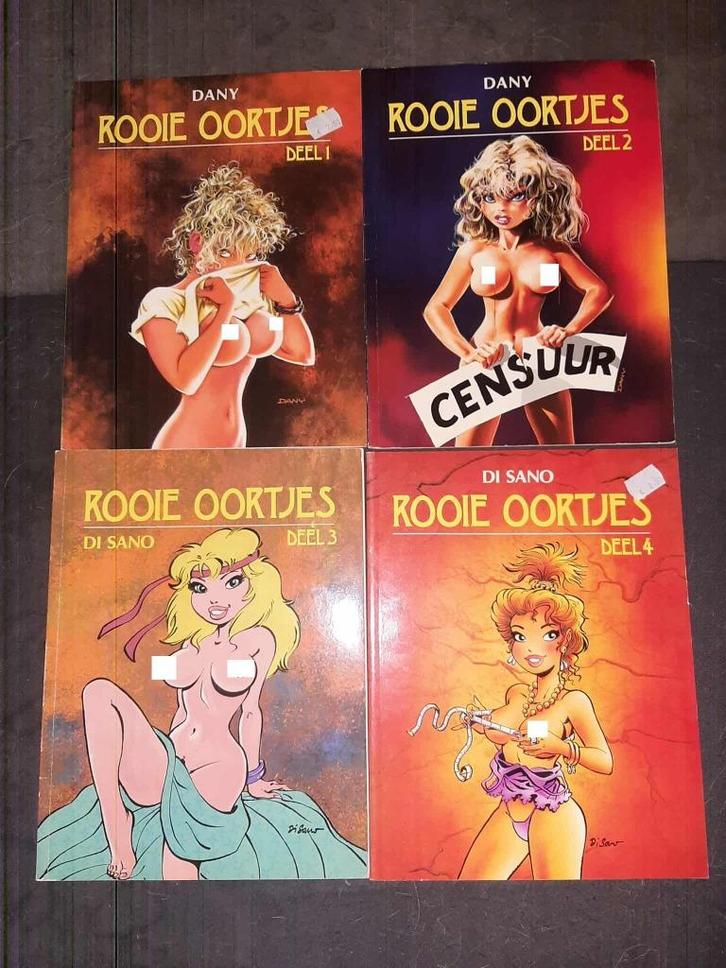 26x rooie oortjes 40 euro weg is weg, Boeken, Stripverhalen, Zo goed als nieuw, Meerdere stripboeken, Ophalen of Verzenden