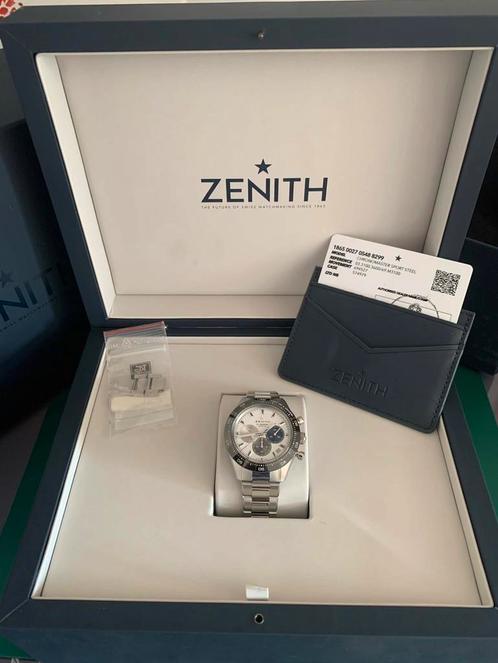 Zelden Gedragen Zenith Chronomaster Sport - In Nieuwstaat!, Handtassen en Accessoires, Horloges | Heren, Zo goed als nieuw, Ophalen