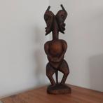 Statue en bois fabriquée à la main., Antiquités & Art, Enlèvement