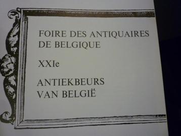 XXI Antiekbeurs Belgie ( boekje ) beschikbaar voor biedingen