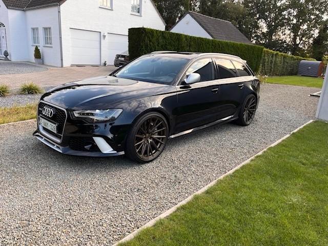 Audi RS6 C7 lichte vracht - BTW wagen, Auto's, Audi, Bedrijf, Te koop, RS6, 360° camera, 4x4, Achteruitrijcamera, Adaptive Cruise Control
