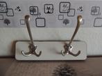 Porte manteaux avec 2 crochets métalliques, Maison & Meubles, Accessoires pour la Maison | Portemanteaux, Enlèvement, Bois