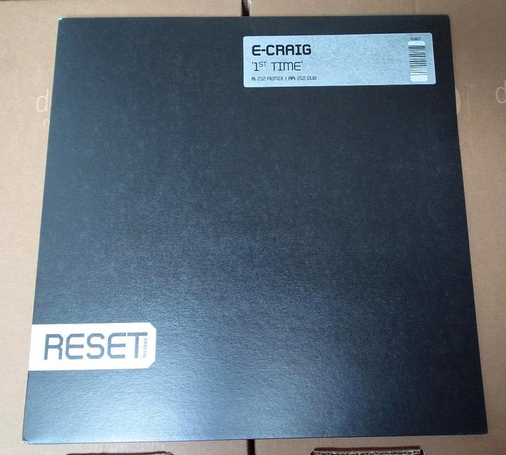 E-Craig – 1st Time (12'' Vinyl), Cd's en Dvd's, Vinyl | Dance en House, Zo goed als nieuw, Techno of Trance, 12 inch, Verzenden
