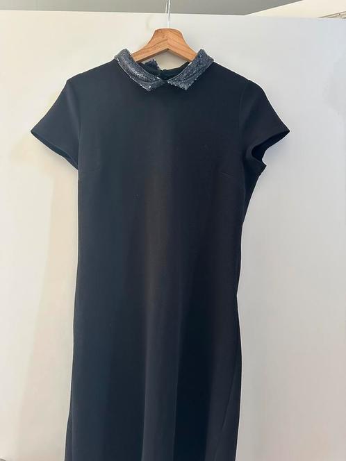 Zwart kleed L&L, Kleding | Dames, Gelegenheidskleding, Zo goed als nieuw, Maat 38/40 (M), Zwart, Ophalen of Verzenden
