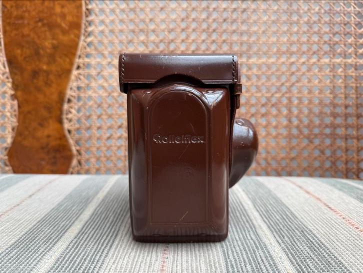 Rolleiflex 2.8F Leather Case Cover Leren Hoes Rollei TLR 2.8, Audio, Tv en Foto, Fotocamera's Analoog, Zo goed als nieuw, Ophalen of Verzenden