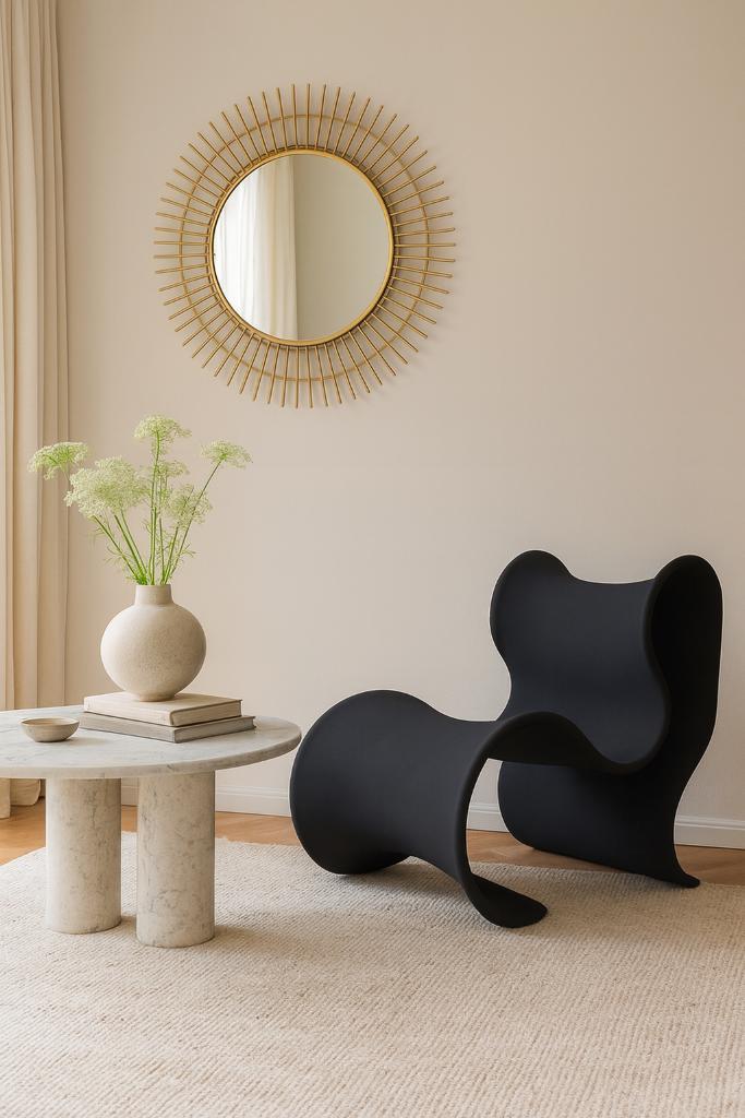 Busnelli Fiocco lounge chair, Huis en Inrichting, Fauteuils, Zo goed als nieuw, Overige materialen, 75 tot 100 cm, 75 tot 100 cm