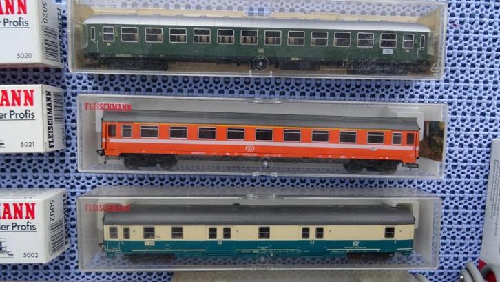 FLEISCHMANN lot  miniature HÔ, Hobby en Vrije tijd, Modeltreinen | H0, Nieuw, Wagon, Gelijkstroom, Fleischmann, Analoog, Ophalen of Verzenden