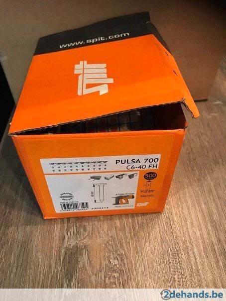 spit nagels +accu (nieuw), Bricolage & Construction, Quincaillerie & Fixations, Enlèvement