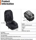 Waterdichte motorhelmtas | GRATIS LEVERING, -, Verzenden, Nieuw, -