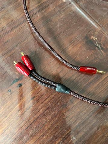 Audioquest golden gate rca vers jack 1m beschikbaar voor biedingen