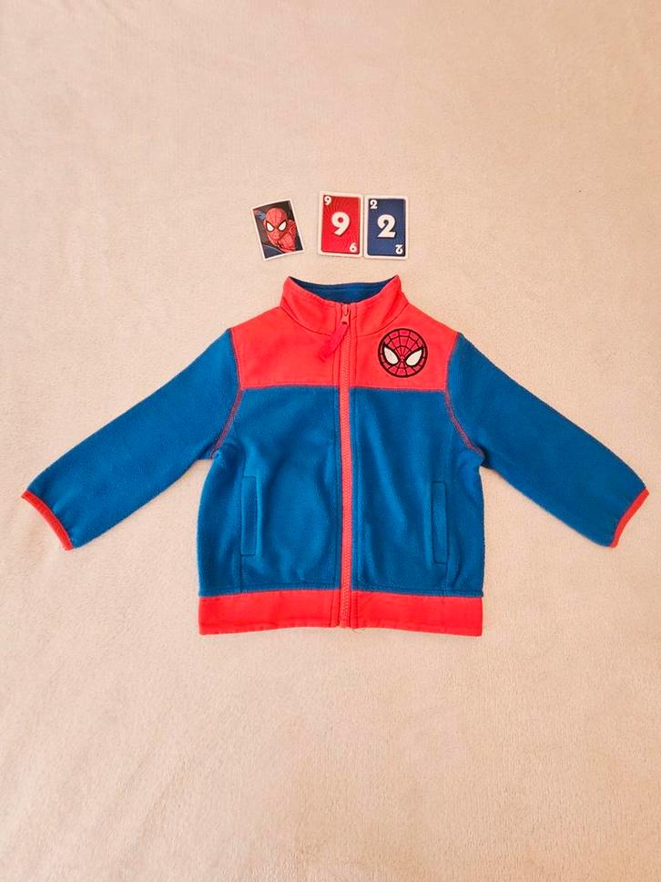 2014 Kids Marvel Spiderman Fleece Jacket/Vest US 2T = EU 92, Kinderen en Baby's, Kinderkleding | Maat 92, Gebruikt, Jongen, Trui of Vest