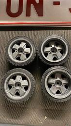 Tamiya porsche 911 velgen met mst rally banden, Elektro, Nieuw, Ophalen of Verzenden, Schaal 1:10