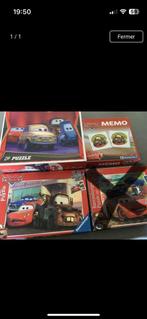 Lot de 2 puzzles Cars + 1 jeu mémo, Enfants & Bébés, Utilisé