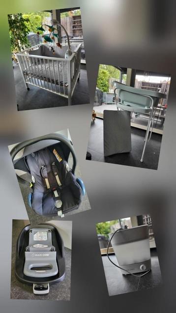 Babyuitzet met PARK, BAD, MAXICOSI, ISOFIX en STERILISATOR beschikbaar voor biedingen