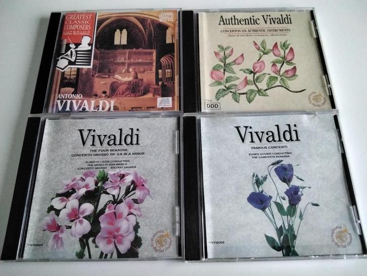Set van 4 cd's met klassieke muziek van Antonio Vivaldi., Cd's en Dvd's, Cd's | Klassiek, Zo goed als nieuw, Met libretto, Ophalen of Verzenden