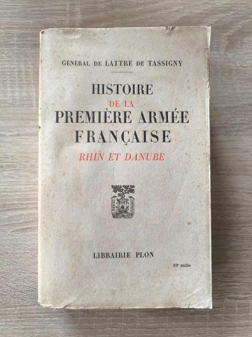 Histoire de la premiere armée française Tassigny, Boeken, Oorlog en Militair, Gelezen, Algemeen, Ophalen of Verzenden
