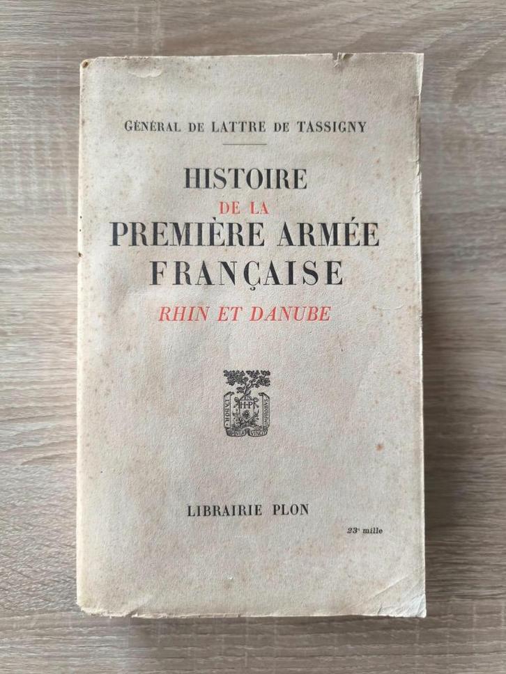Histoire de la premiere armée française Tassigny, Boeken, Oorlog en Militair, Gelezen, Algemeen, Ophalen of Verzenden