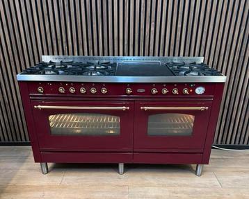 Bordeaux rode Boretti Fornuis 150 cm breed (Gratis bezorgen) beschikbaar voor biedingen