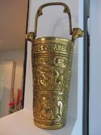 Bronzen wijwater emmer: 19de eeuws. super mooi object:UNIEK, Ophalen of Verzenden, Brons