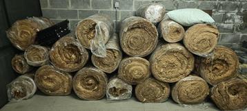 Isolatie minerale wol 22cm dik (16 rollen) beschikbaar voor biedingen