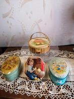 4 oude blikken doosjes thema Pasen, Diversen, Ophalen of Verzenden