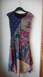 Robe Desigual, Taille 36 (S), Bleu, Porté, Sous le genou