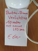 Binnen en buiten verlichting.  10 meter. Nieuwe LED lampen., Huis en Inrichting, Lampen | Hanglampen, Ophalen, Zo goed als nieuw