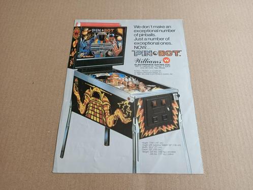 Flyer: Williams Firepower II (1983) Flipperkast, Collections, Machines | Flipper (jeu), Williams, Enlèvement ou Envoi