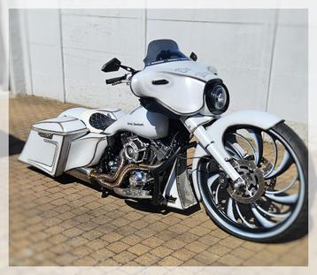 harley davidson street glide bagger, 2 cilinders, 1600 cc, Chopper, Particulier
