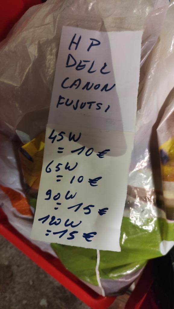 laptop voedingen, Computers en Software, Laptop-opladers, Gebruikt, Ophalen