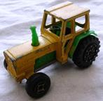 Majorette, 1:65, No.208 - Tracteur - Yellow, 1982-1986.(1), Ophalen of Verzenden, Gebruikt, Tractor of Landbouw