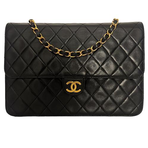 CHANEL Single Flap Bag medium, Bijoux, Sacs & Beauté, Sacs | Sacs Femme, Comme neuf, Sac à bandoulière, Noir, Enlèvement ou Envoi