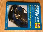 Opel Vivaro werkhuis handboek 2001 / 2011, Fietsen en Brommers, Ophalen of Verzenden, Nieuw