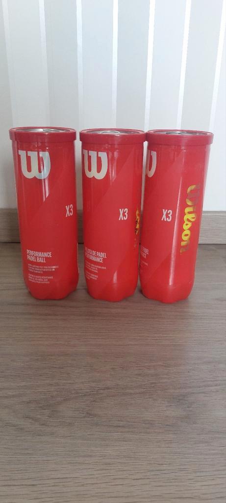 wilson X3 padelballen, Sport en Fitness, Padel, Nieuw, Padelballen, Ophalen of Verzenden