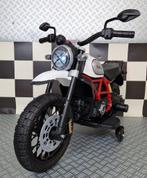 Kindermotor Ducati Scrambler - soft start - verlichting, Enlèvement ou Envoi, Neuf