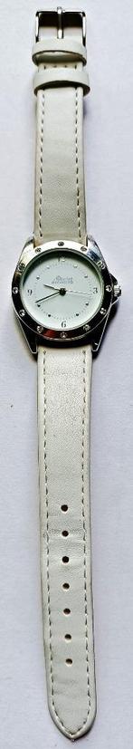 Montre femme SECRET DREAMS blanche, 12 cristaux Swarovski, Enlèvement ou Envoi, Utilisé, Bijou ou Montre