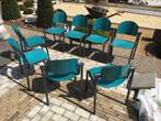 Partij multifunctionele stoelen "Marko", Huis en Inrichting, Stoelen, Ophalen, Gebruikt, Metaal, Vijf, Zes of meer stoelen
