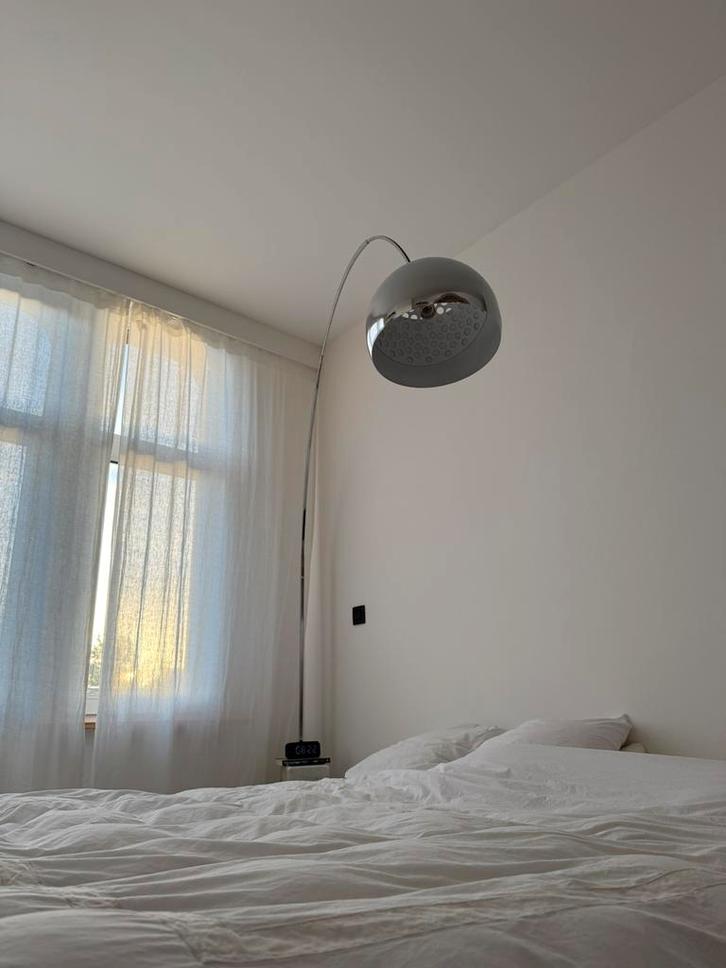 Design Booglamp met Marmeren Voet – Arco stijl – Topstaat, Huis en Inrichting, Lampen | Vloerlampen, Ophalen