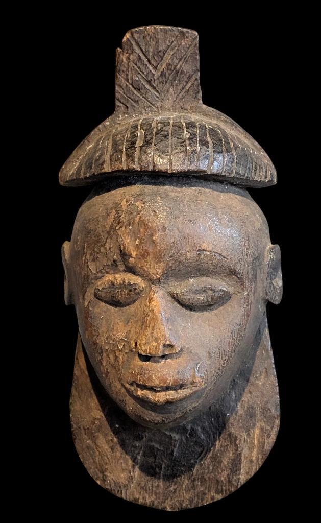 Pende Ceremoniële Sculptuur – Kwilu Regio, Congo, 1940-60, Antiek en Kunst, Kunst | Niet-Westerse kunst, Ophalen of Verzenden