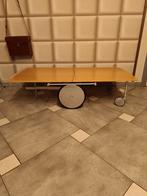 Vintage table basse hybride a roulettes raoul barbieri  g.m., Maison & Meubles, Enlèvement ou Envoi