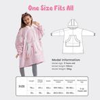 Oversized flanellen deken met capuchon | Nieuw, Winthome, -, Verzenden, -