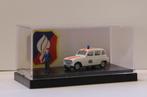 RIJKSWACHT RENAULT R4 + PLEXI + FIGUUR 1/87 (nr02), Verzenden, Rijkswacht, Miniatuur of Beeldje