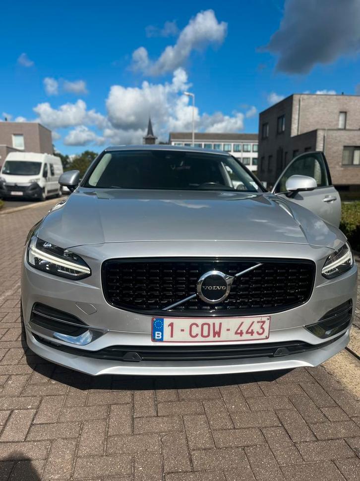 Volvo S90 inscription 2.0D diesel, Auto's, Volvo, Particulier, S90, Airbags, Diesel, Euro 6, Break, 5 deurs, Zilver of Grijs, Zwart