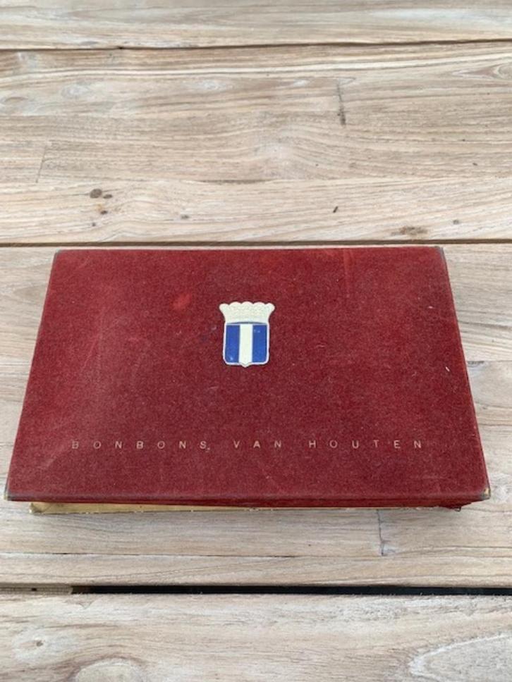 Prachtige oude kartonnen bonbondoos, Verzamelen, Merken en Reclamevoorwerpen, Gebruikt, Ophalen of Verzenden