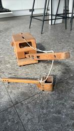 Houten hijskraan vintage, Ophalen of Verzenden, Gebruikt