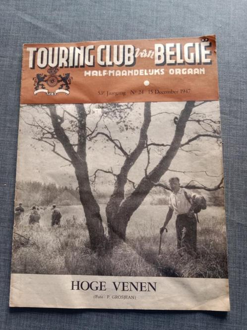 Touring club van België 1947, Collections, Revues, Journaux & Coupures, Journal ou Magazine, 1940 à 1960, Enlèvement ou Envoi